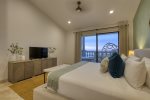 Master bedroom with amazing ocean views and easy access to living area